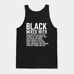 Black Mixed With Coconut Butter, Shea Butter, etc. Tank Top